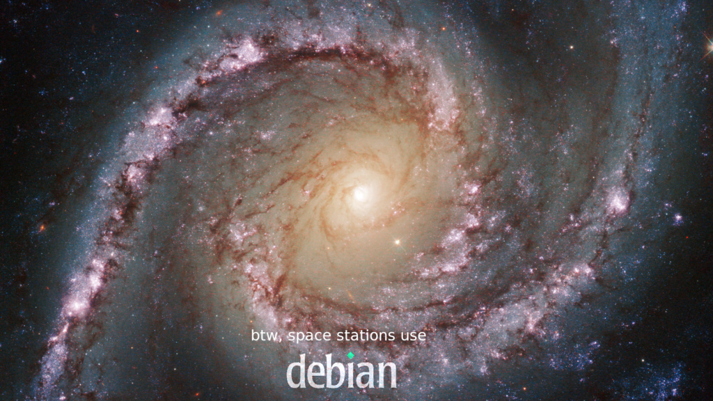 btw, space stations use debian